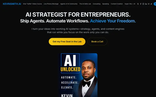 KevinsmithAI LLC website