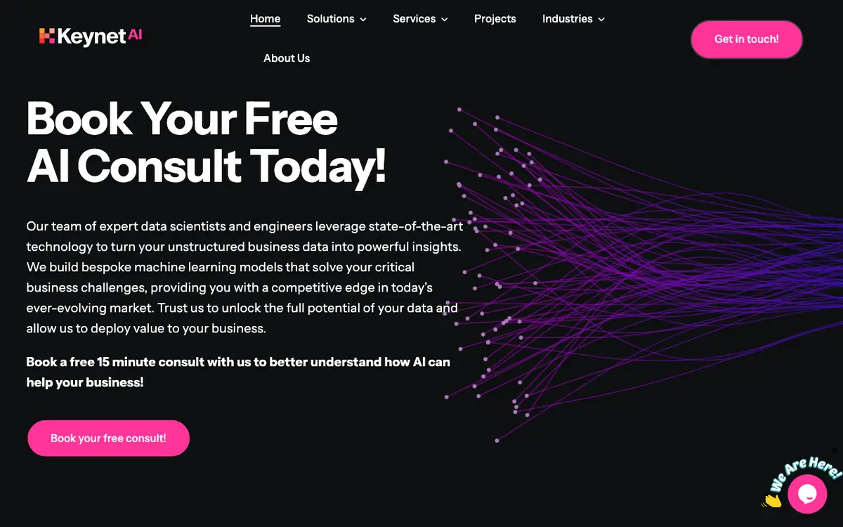 Keynet AI website