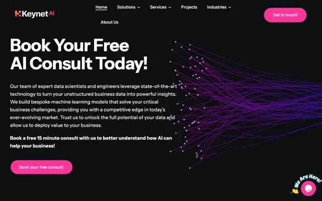 Keynet AI website