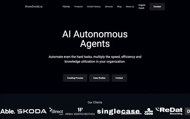 KnowDroids.ai website