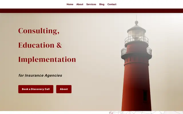Lighthouse AI Consulting website