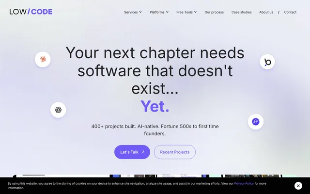 LowCode Agency website