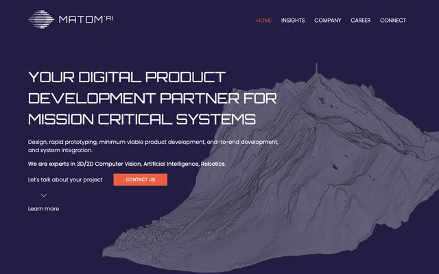 Matom.AI website