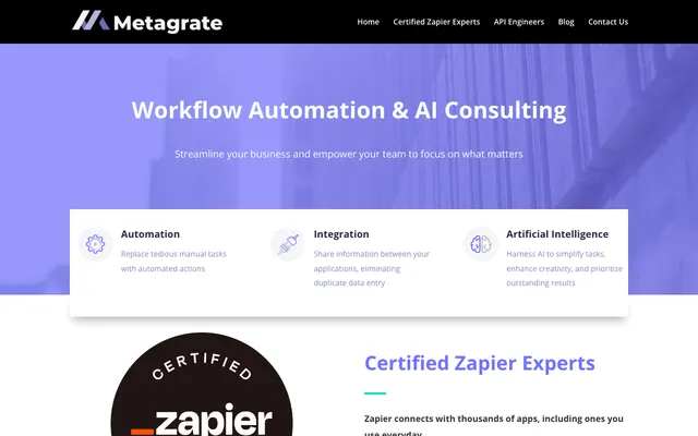 Metagrate website