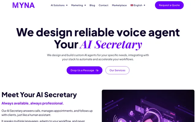 Myna website