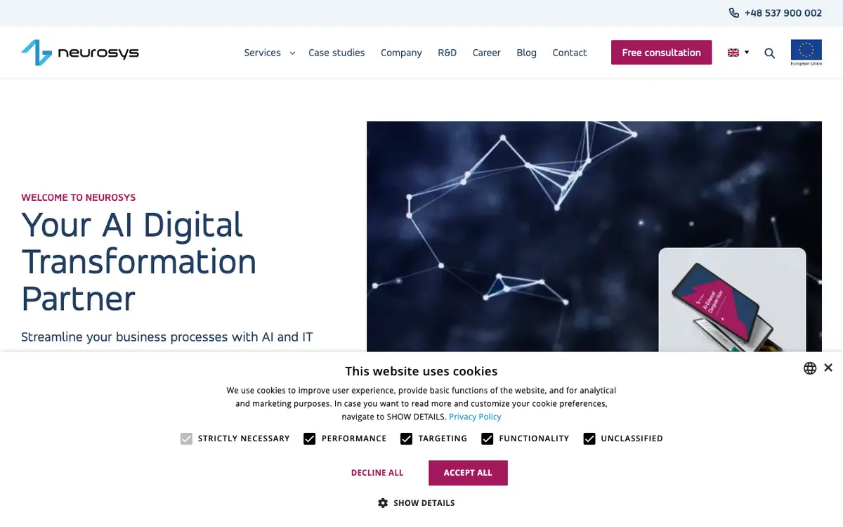 NeuroSYS website