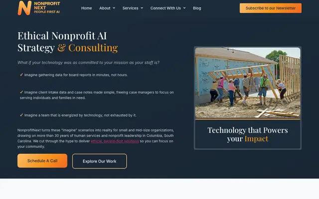 NonprofitNext website