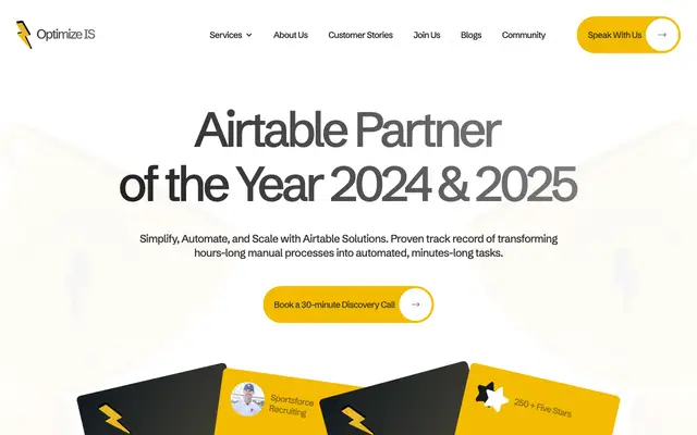 Optimize IS website