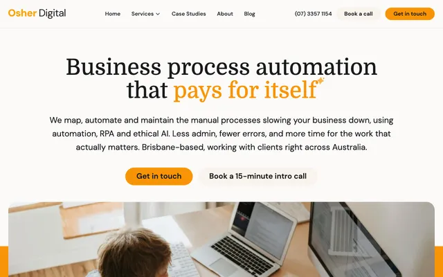 Osher Digital (Unlimited 4 Pty Ltd, ABN 23 672 498 805) website