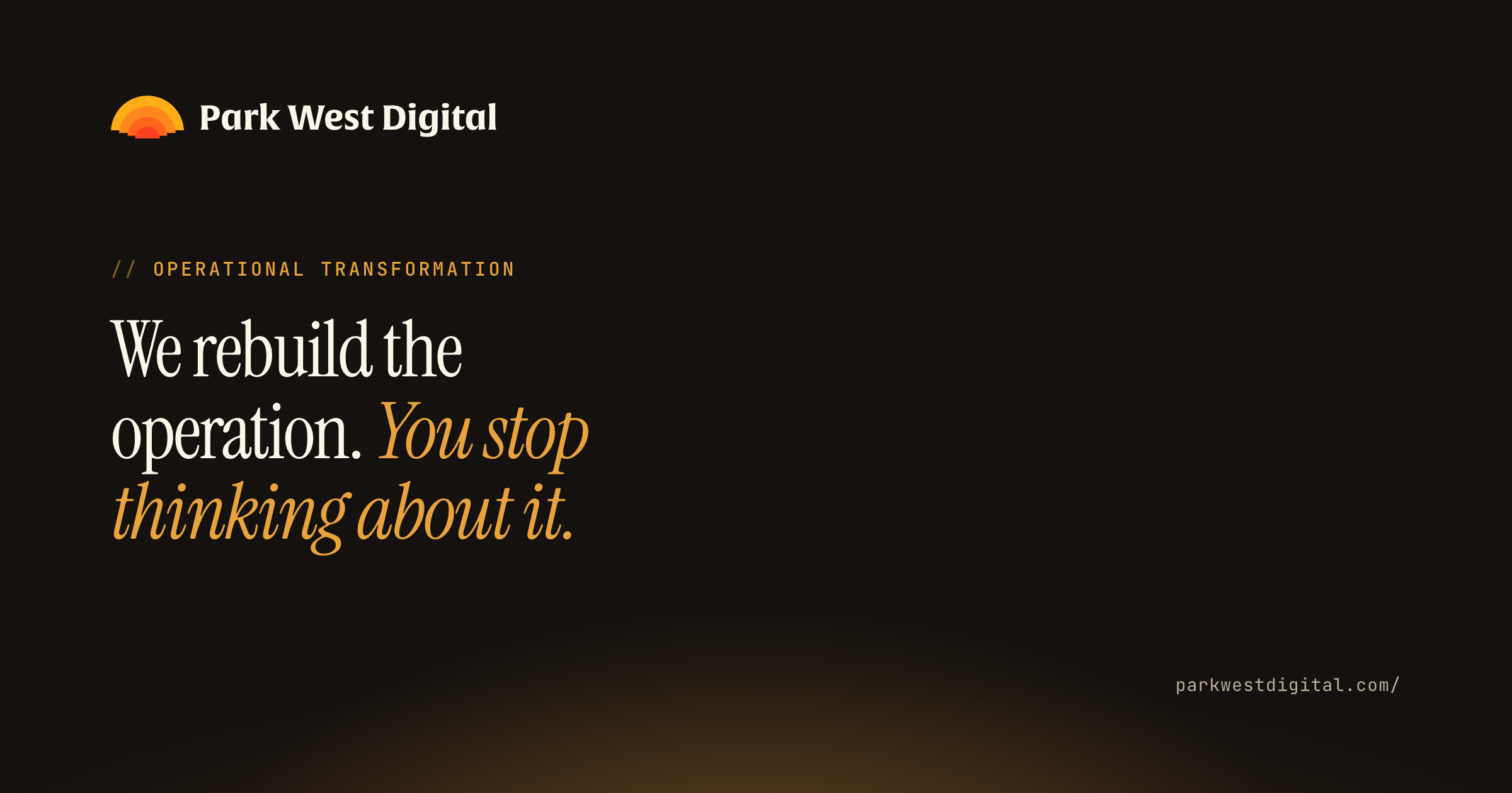 Park West Digital logo