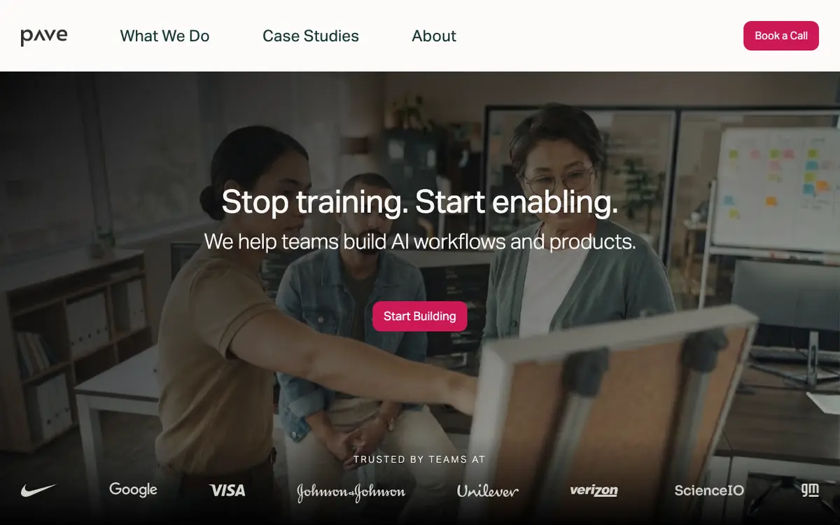 Pave website
