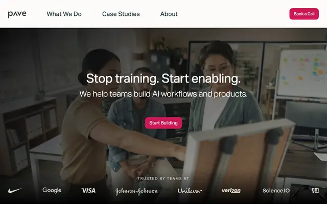 Pave website