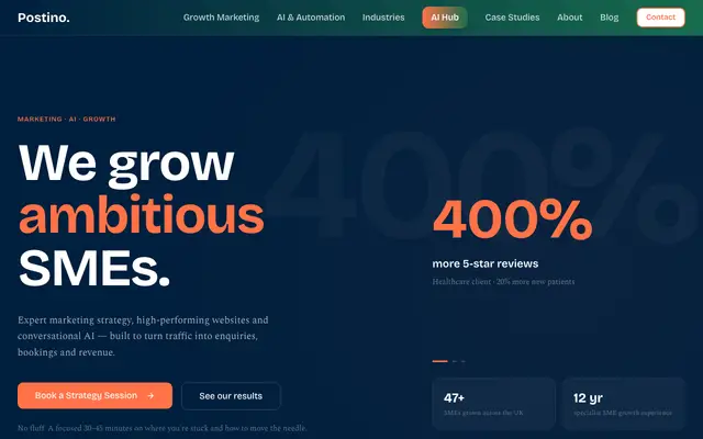 Postino website