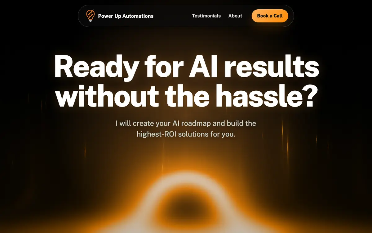Power Up Automations website