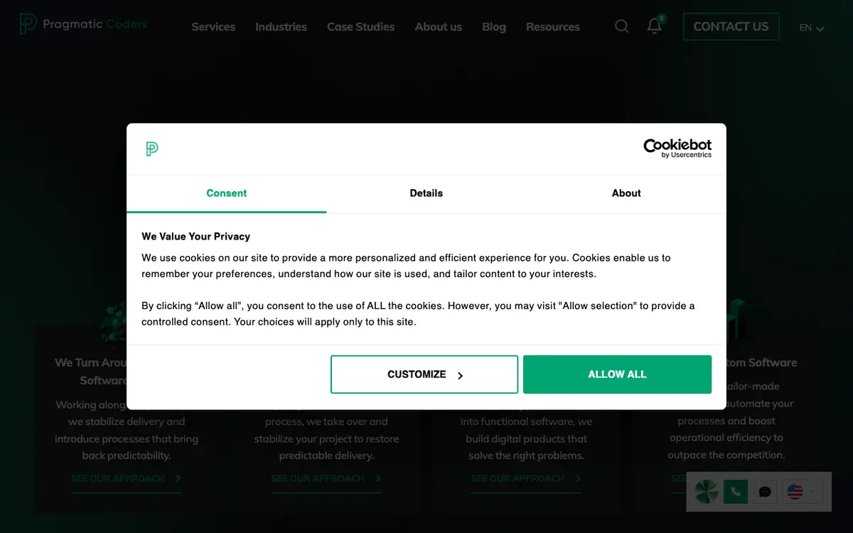 Pragmatic Coders website