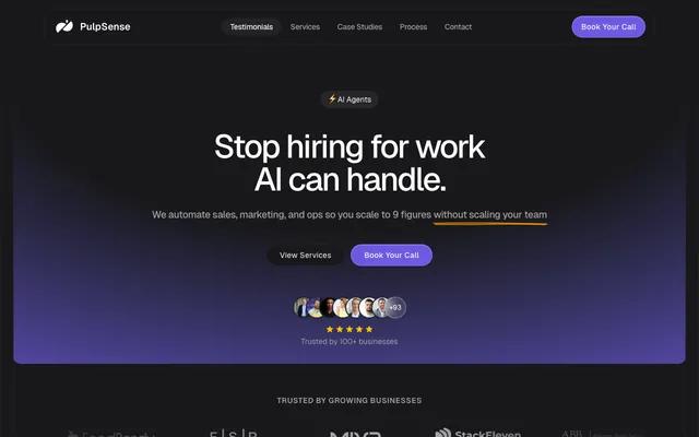 PulpSense website