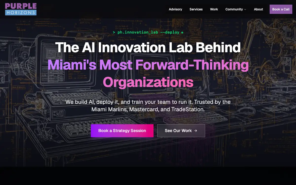 Purple Horizons website