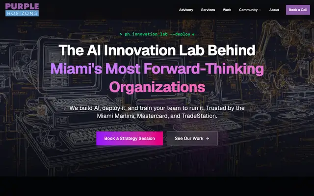 Purple Horizons website