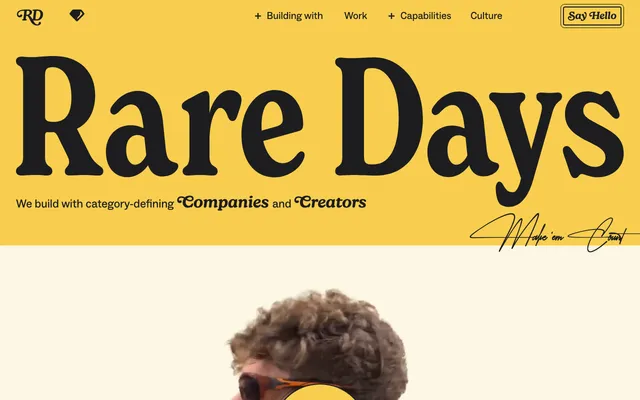 Rare Days website