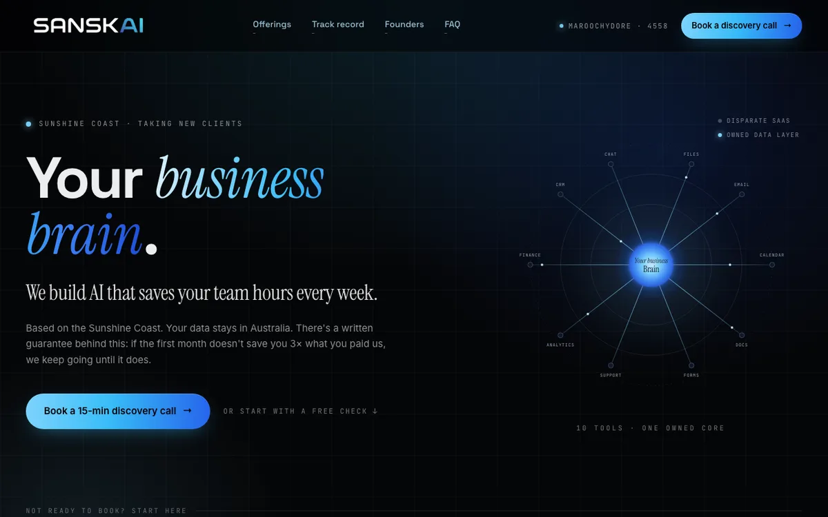 SanskAI website