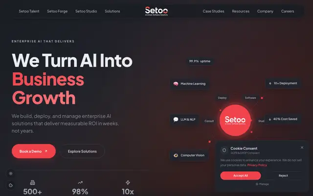 Setoo Solutions Private Limited website