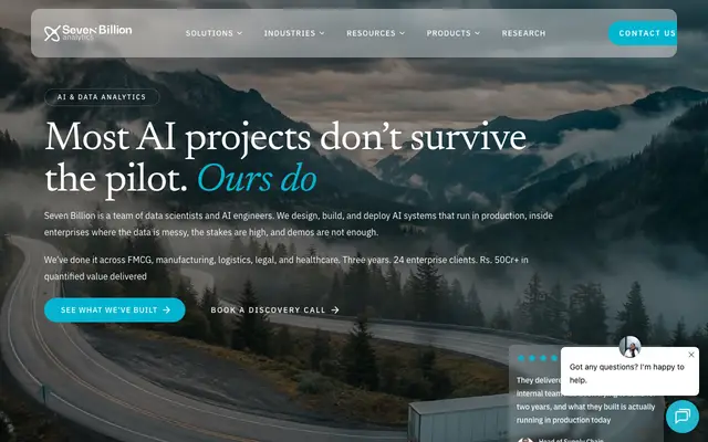 Seven Billion website