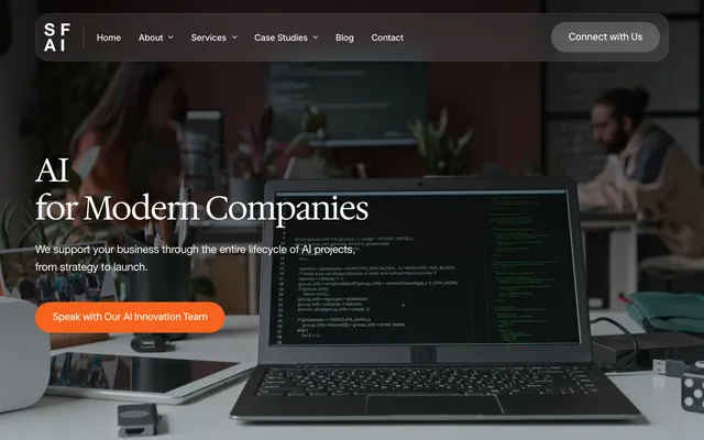 SF AI Labs website