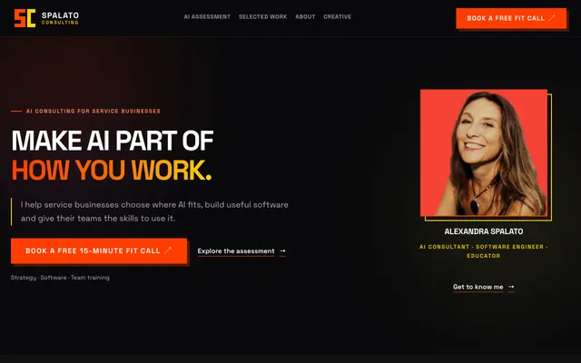 Spalato Consulting website