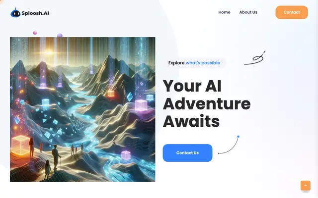 Sploosh.AI website