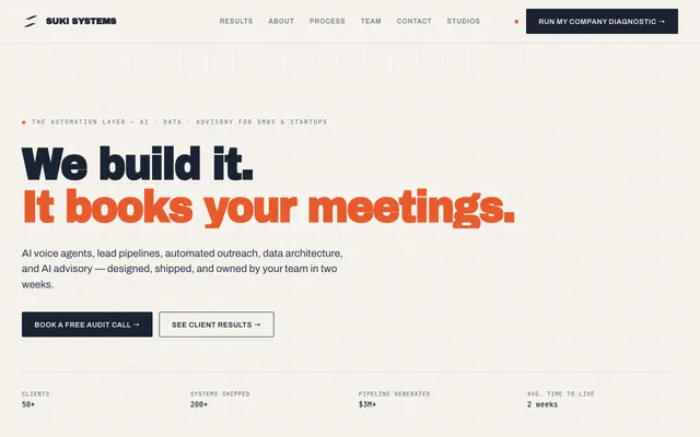 Suki Systems website