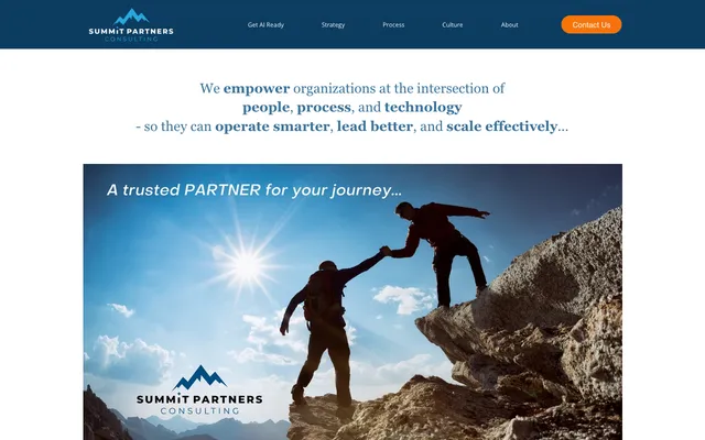 Summit Partners Consulting website
