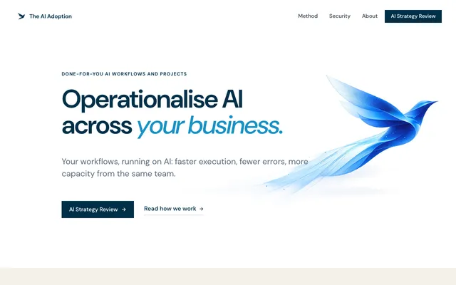 The AI Adoption website