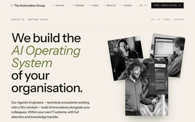 The Automation Group website