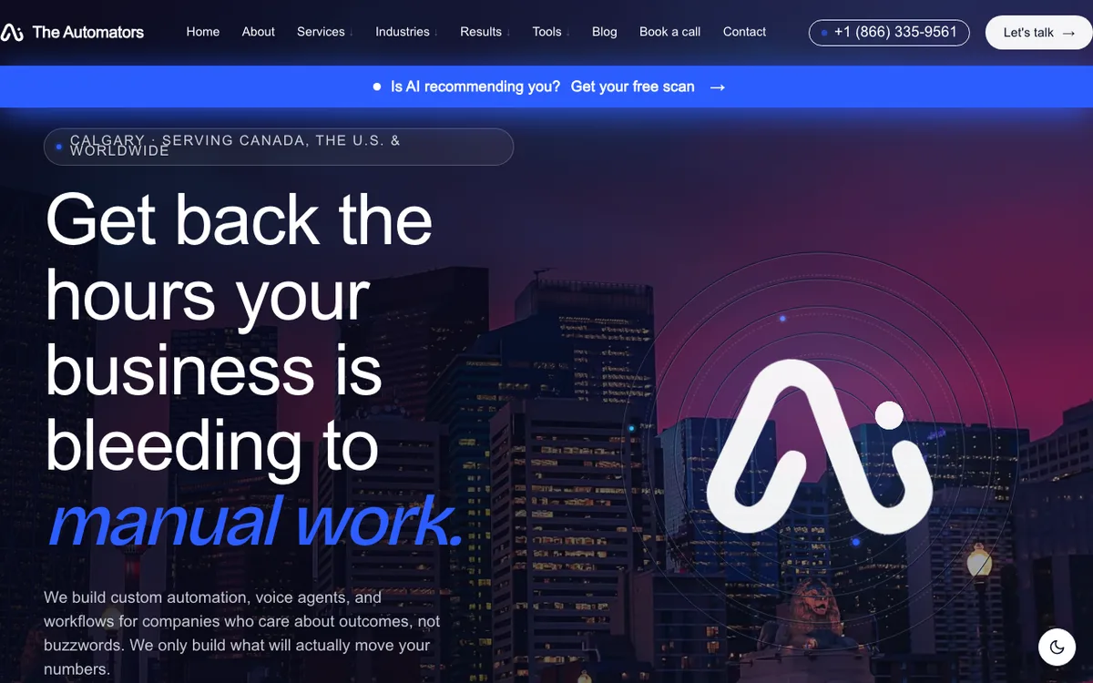 The Automators website