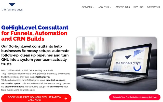 The Funnels Guys website