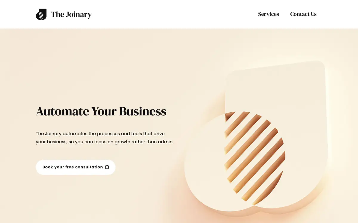 The Joinary website