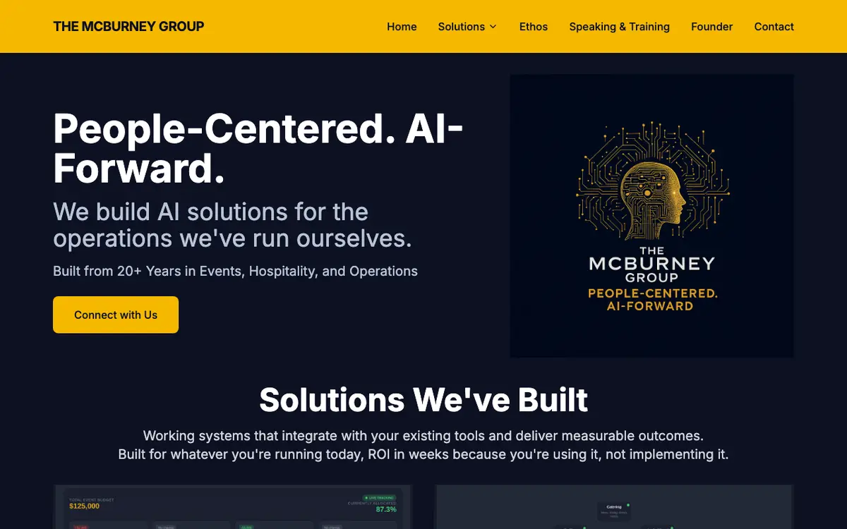 The McBurney Group website