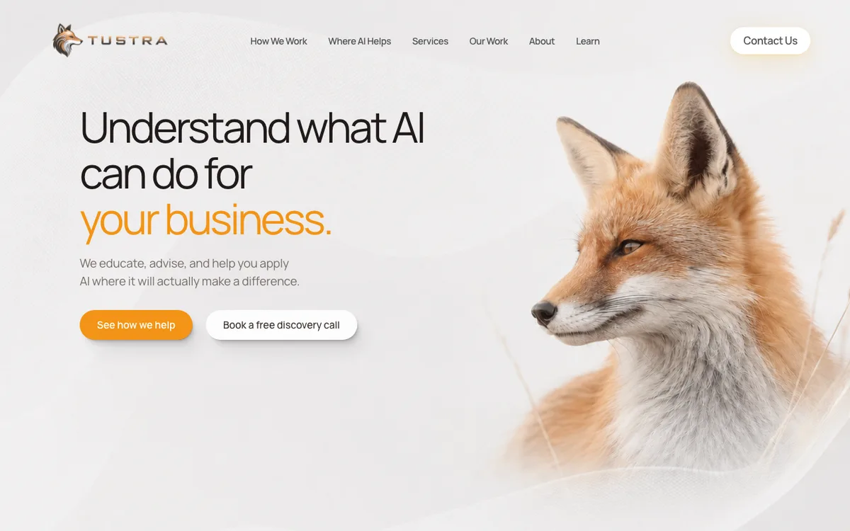 Tustra website