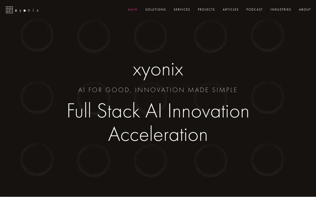Xyonix website