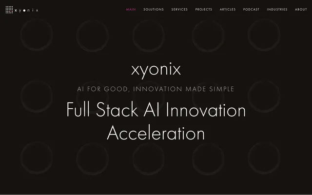 Xyonix website