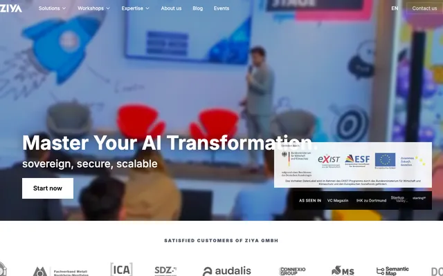Ziya GmbH website